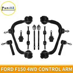 Punino 10pcs Front Upper Control Arm Ball Joint Sway Bar Link Suspension Kits for Ford F150 4WD 2009 2010 2011 2012 2013 2014