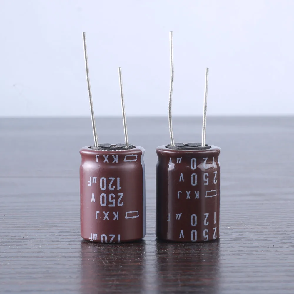 4pcs NCC Nippon KXJ 120mfd 250v 120uf high frequency electrolytic Capacitor