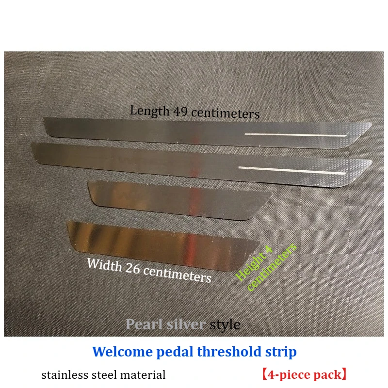 

for Jeep Wrangler 2010~2025 stainless steel Welcome pedal protection door sill strip threshold decoration accessories