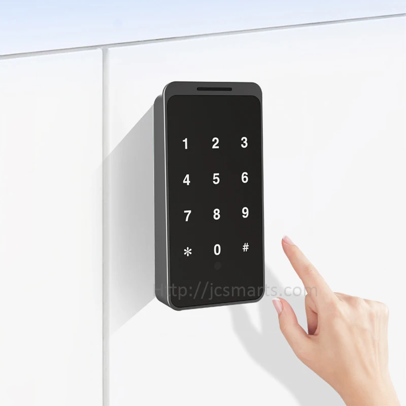 Plastic Material Electronic Smart Cabinet Lock, Digital Locker Lock Support Password Unlock Private/ Public Working Mode