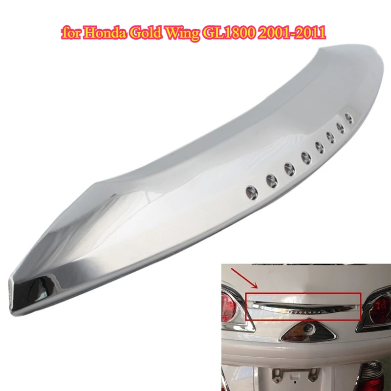 

Motorcycle accessories and decorations for Honda Gold Wing GL1800 2001-2011 Rear cargo box chrome-plated decorative parts.