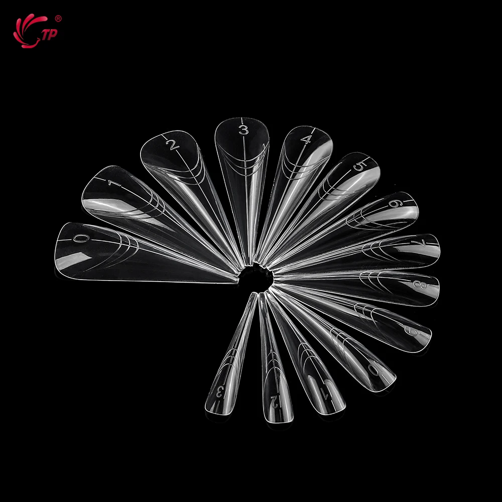 TP couverture complète ongles double formes Extension d'ongle acrylique construction rapide Gel moules 140 pièces faux ongles conseils Poly ongles Gel formes supérieures