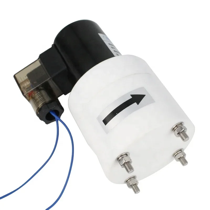 الجملة عالية الجودة PTFE صمام الملف اللولبي لقاعدة حمض صمام غير قابل للتآكل لخطوط الأنابيب الكيميائية #2