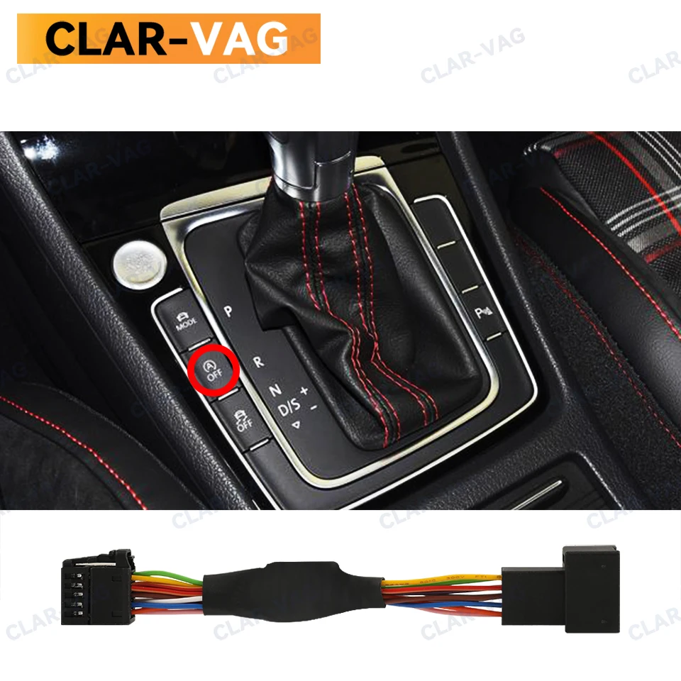 for VW Golf MK7 MK7.5 Passat B8 T-ROC Arteon Touran Car Automatic Stop Start Engine System Off Device Control Sensor Plug Cable