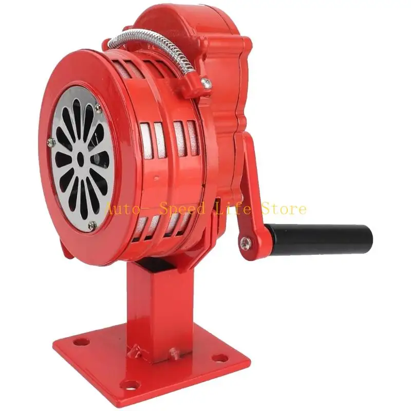 02DA إنذار كرنك اليد دليل صفارة الإنذار في حالات الطوارئ 110dB إنذار يعمل يدويًا للبقاء على قيد الحياة للتأهب للكوارث