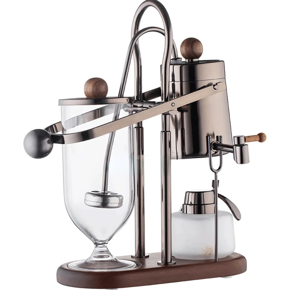 Coffee Boiling Machine Coffee Pot Alcohol Lamp Siphon Type Maquina De Café Household Drip Coffee Machine