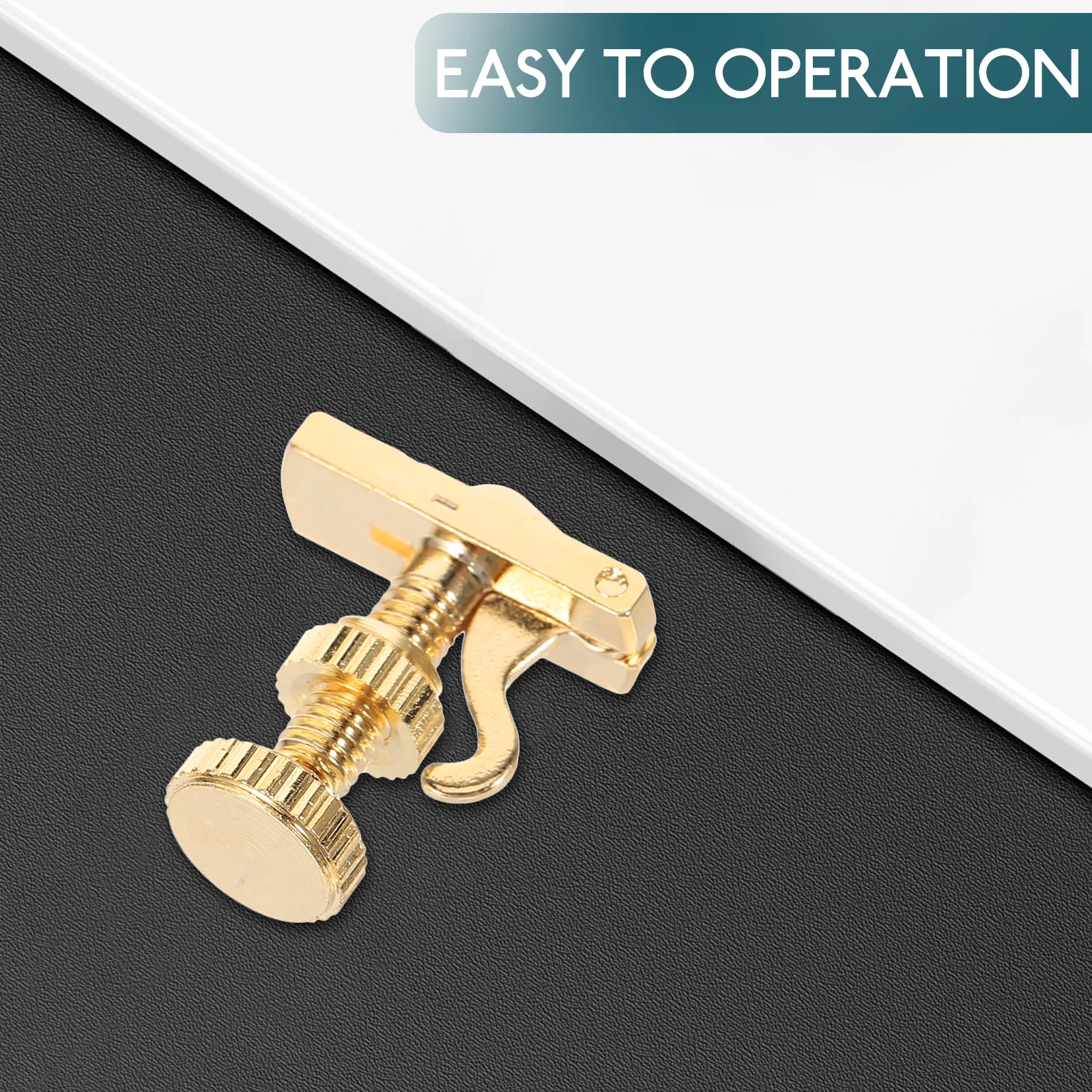 

Screw Fine Tuner Violin String Adjuster Replacement Supply Compact Metal Fine Tuners for Violin Viola Precise Tuning