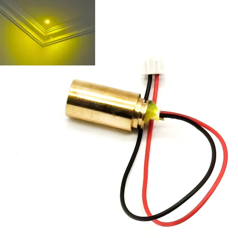 571nm 573nm Yellow Dot 10mW 20mW 30mW Laser Module DIY Flashlight Stage Lighting Lab Industrial Equipment
