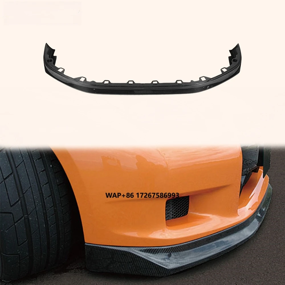

For Nissan R35 GTR (2012-23 Only) ZL Style Carbon Fiber Front Bumper Lip