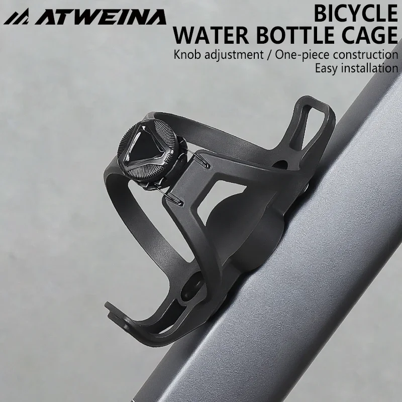 

Universal Adjustable Bike Bottle Cage 68-90mm Water Bottle Holder with Built-in AirTag Compartment
