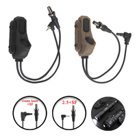 Tactical AXON Remote In-Line Dual Function Pressure Switch Flashlight PEQ NGAL Laser Pushbutton SF/2.5///Crane Plugs