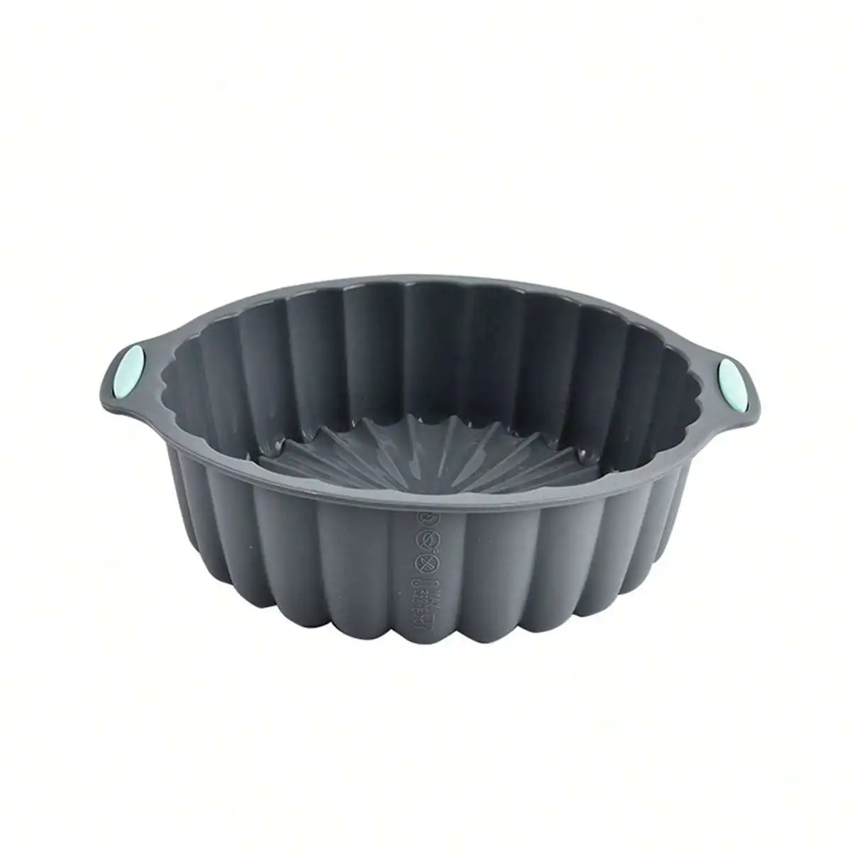 Double-ear Flower-Shaped Silicone Cake Mold Non-Stick Reusable Air Fryer Pan Oven Safe For Mousse Homemade Dessert Baking