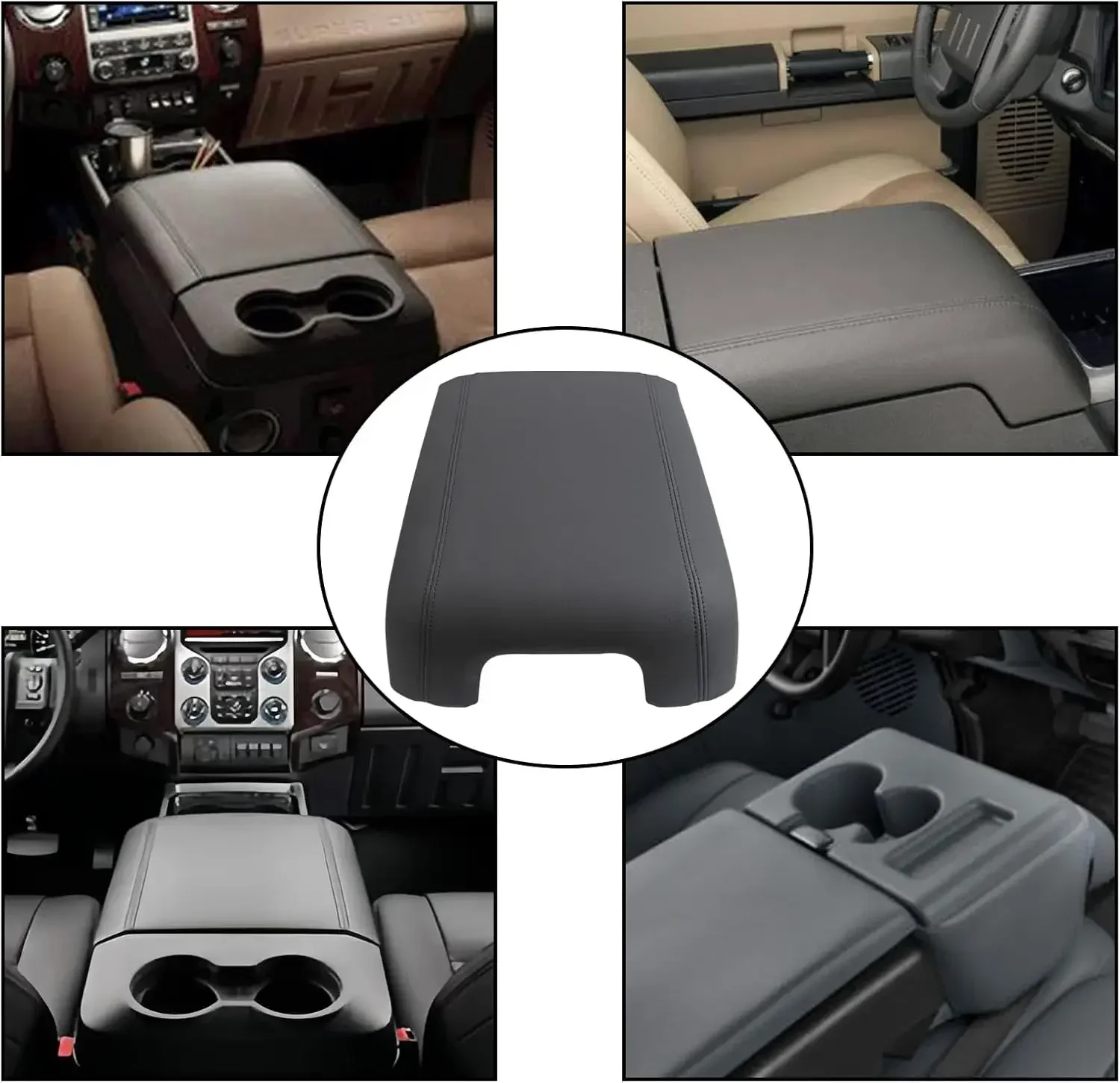 

BC3Z2806024AA Крышка центральной консоли, подлокотник, крышка консоли, совместимая с F-250 F-350 F-350 F-450 F-550 2011-2016