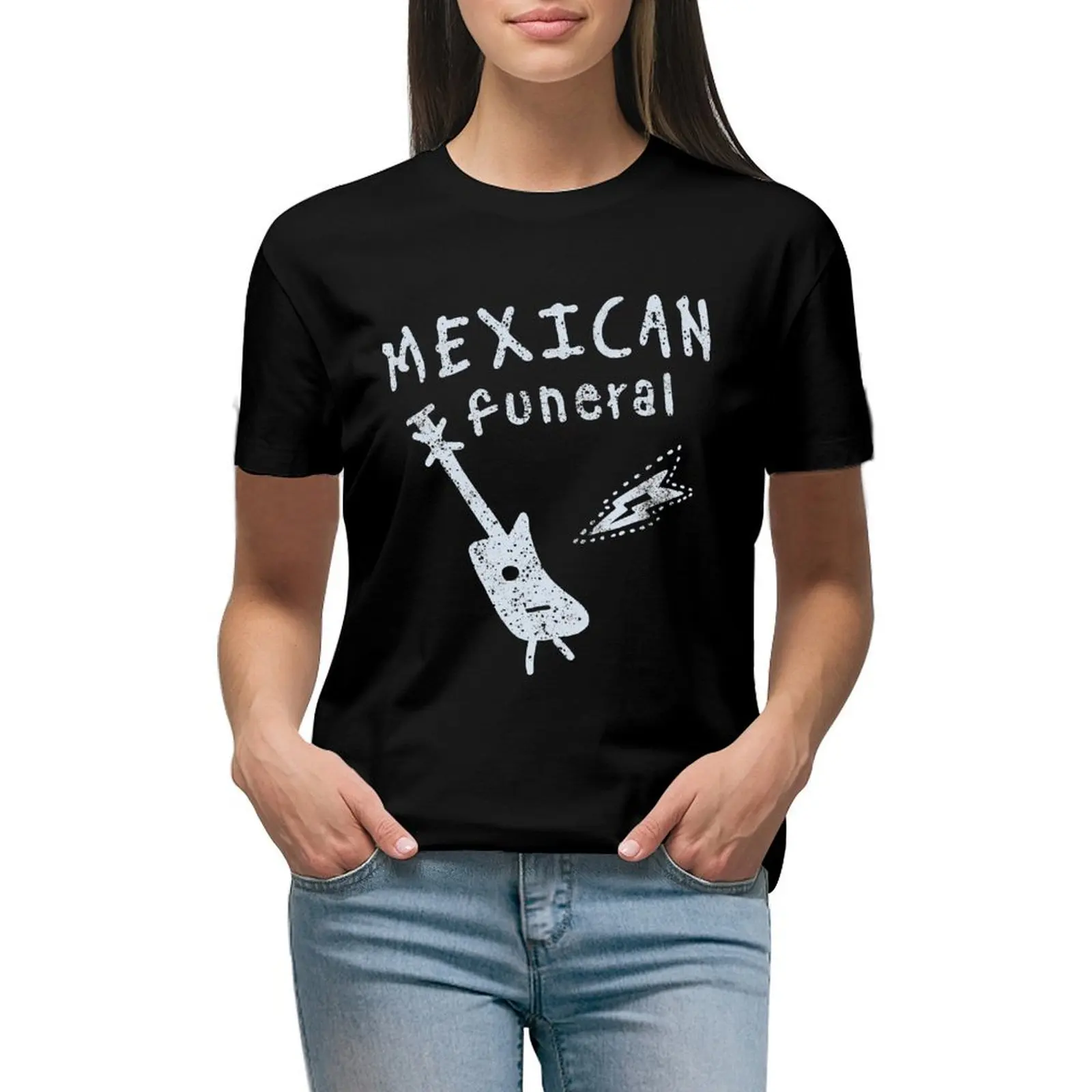 Mexican Funeral Essential T-shirt plus size tops hippie clothes summer top t shirt for Women