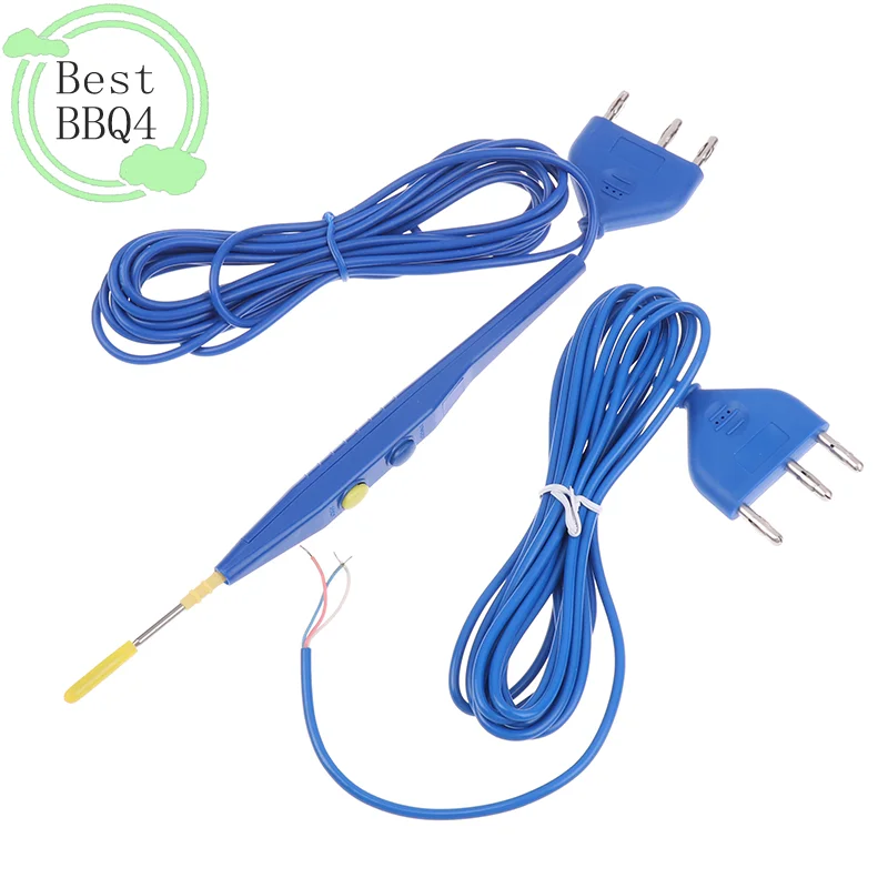 (BBQ4)Reusable Electrosurgical ESU Pencil Electrosurgical Disposable Electrosurgery Monopolar Electric Pencil Autoclavable