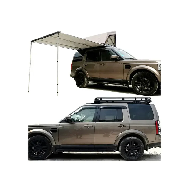 

Discovery 4 Roof luggage rack with hidden tent function/ Roof top Tent/ Camping gear custom