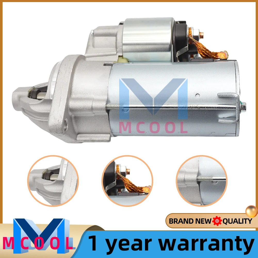 

1.0KW 12V CW 9 Teeth Starter Motor For Mercedes Europe A-CLASS (W168) 0041518501, 004151850180, 0051511101, 005151110180