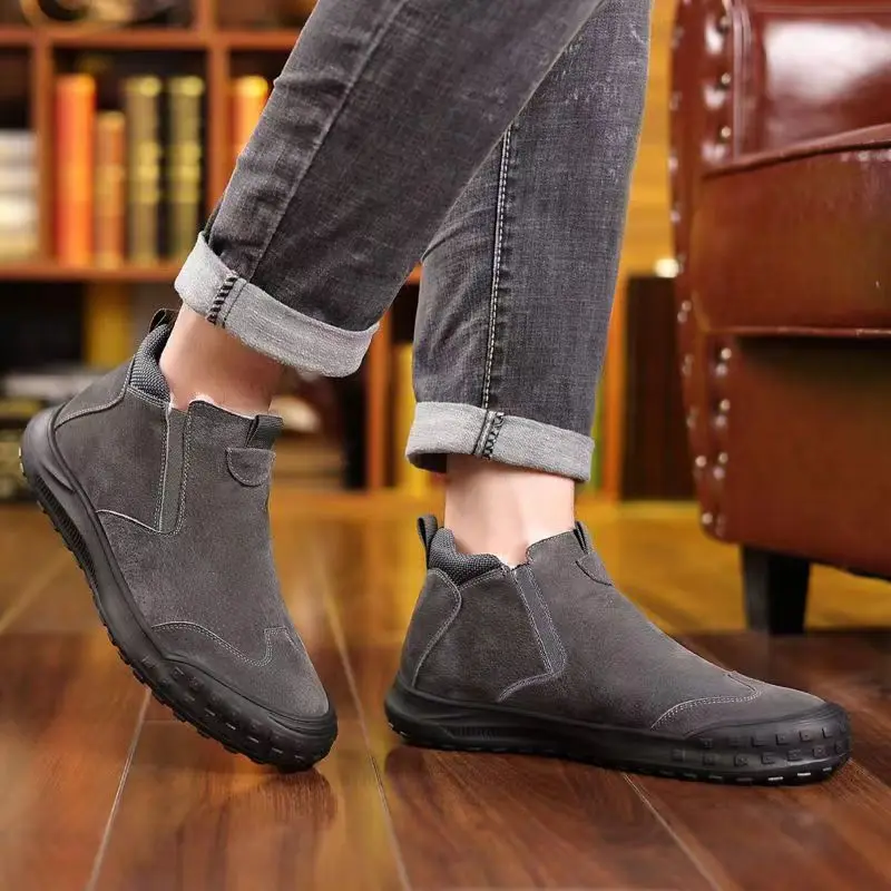 

Man Shoes Casual Lightweight With Fur Boots for Men Trendy 2025 Low Price High Quality Footwear Hot Selling Cheap Designer New