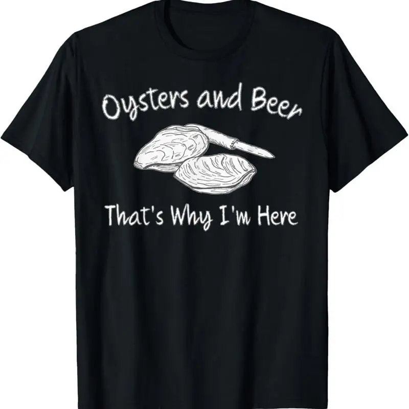 

Футболка Oyster Lovers Oysters And Beer That's Why I'm Here