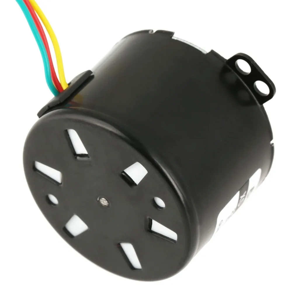 Miniature AC 220V Permanent Magnet Synchronous Motor 10W 0.5A Low Speed Motor 50KTYZ CW/CCW Gear Motor For DIY Generator