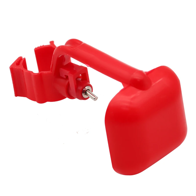 5/20/30 Pcs Chicken Automatic Drinking Cup Pigeon Waterer Plastic Red Nipple Hanging Cup Waterer Aviary Poultry Drinking Tool
