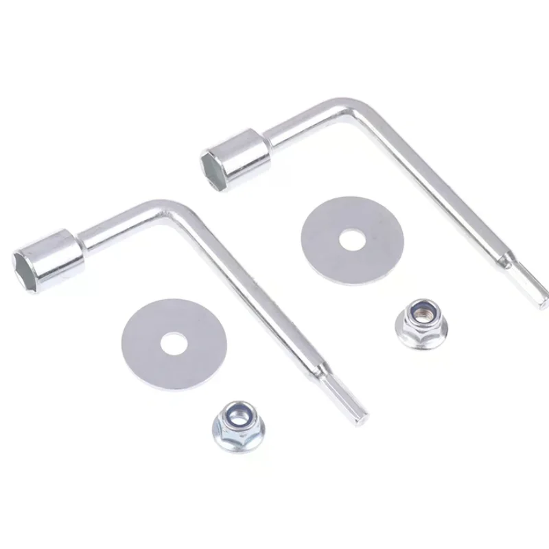 2pcs Novelty Hand Tools 8mm Socket Wrench With 4mm Hex Key For Electric Grass Trimmer Accessories