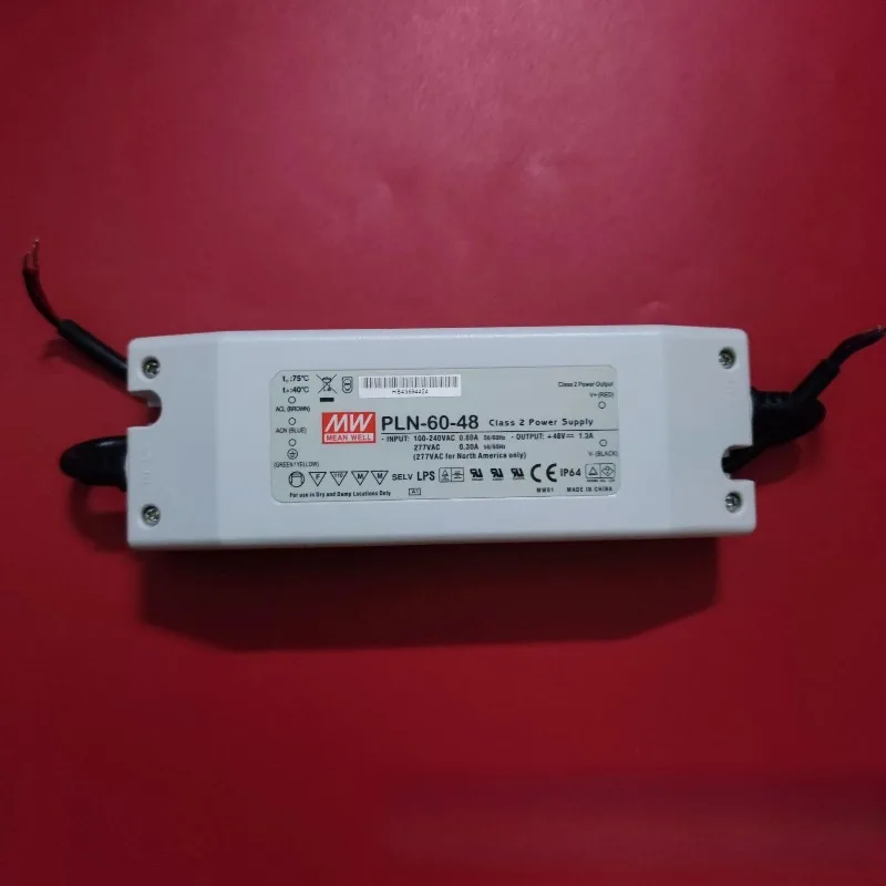 PLN-60 LED power supply 60W constant current 12/15/20/24/27/36/48 IP64 moisture-proof