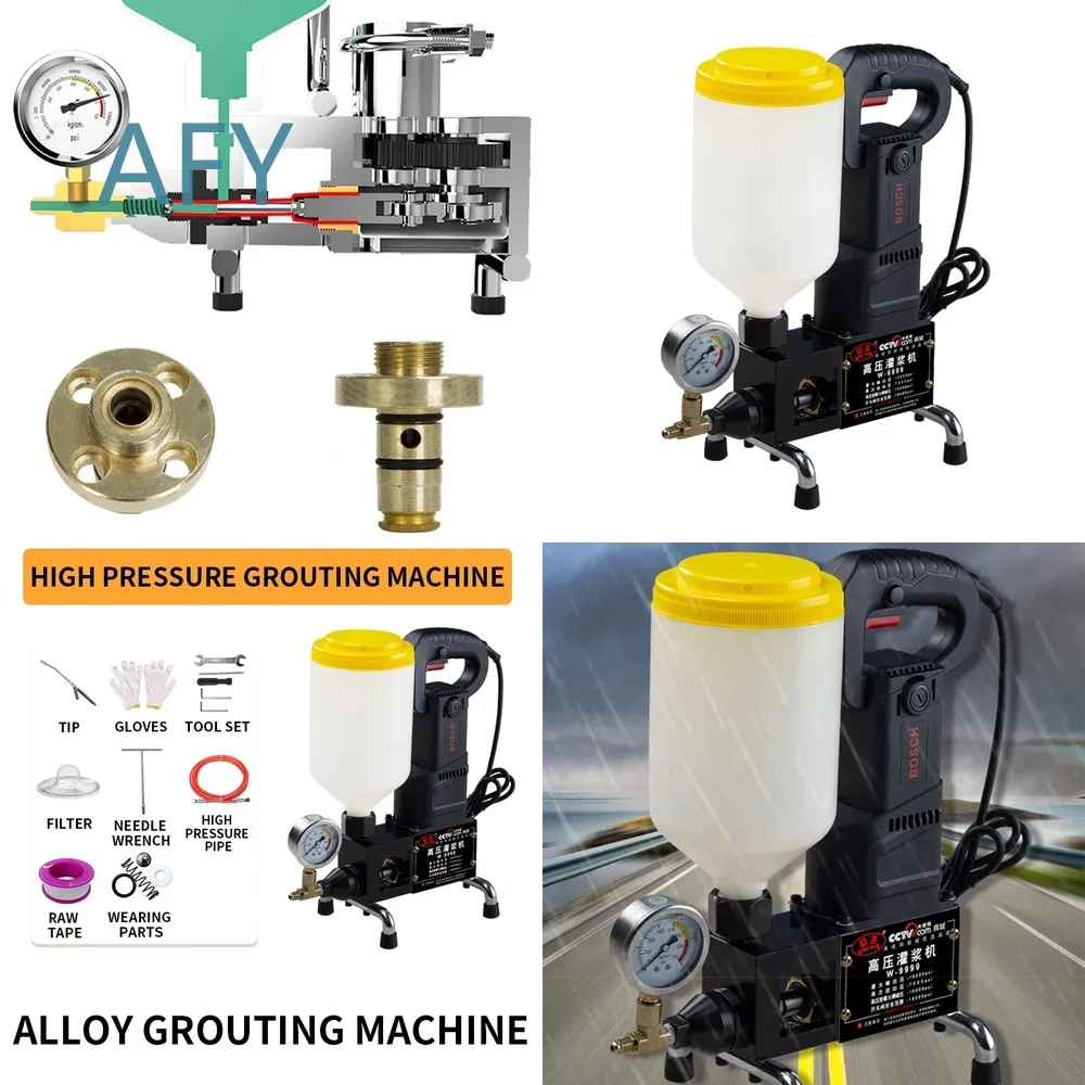 High Pressure Grouting Machine for W-9999 Waterproofing Repair Equipment Cement Injection Tool Leak Sealing Device