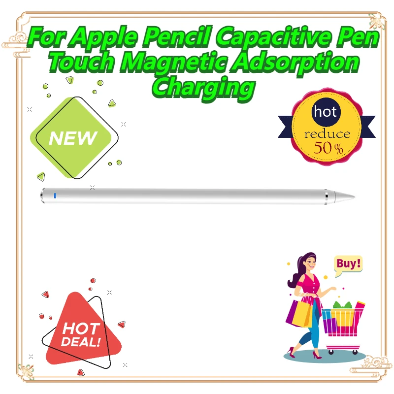 

For Apple Pencil Capacitive Pen Touch Magnetic Adsorption Charging