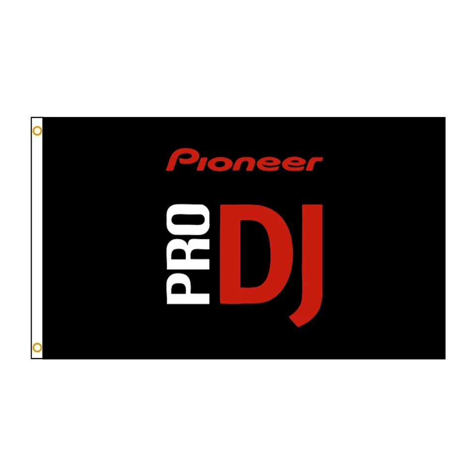 

Pioneer DJ Pro Music Flag 3x5ft (90x150cm) | Polyester Vibrant Fade-Resistant Print | Home, Outdoor, Party & Studio Decor Banner
