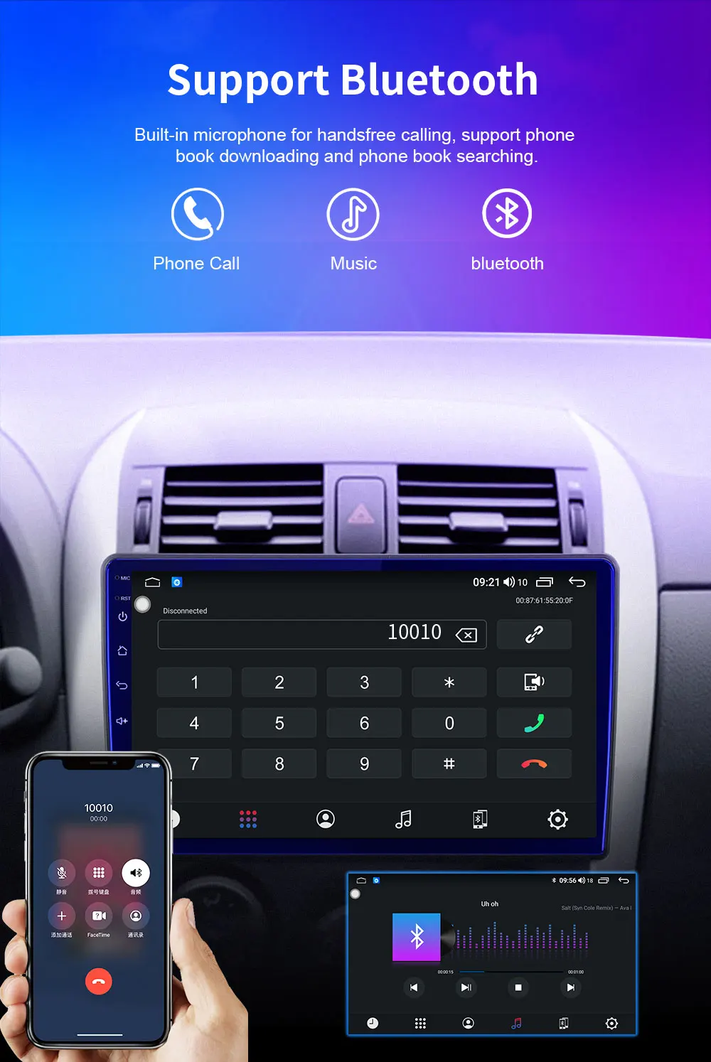 Android 16 Carplay Auto Car Radio For Ford FIGO KA