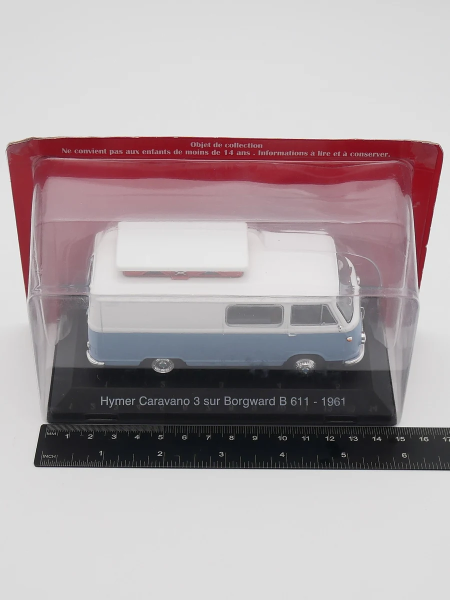 

Diecast Ixo 1:43 Scale Heymer Borgward B 1961 Alloy Car Model Collectible Toy Gift Souvenir Display Ornament