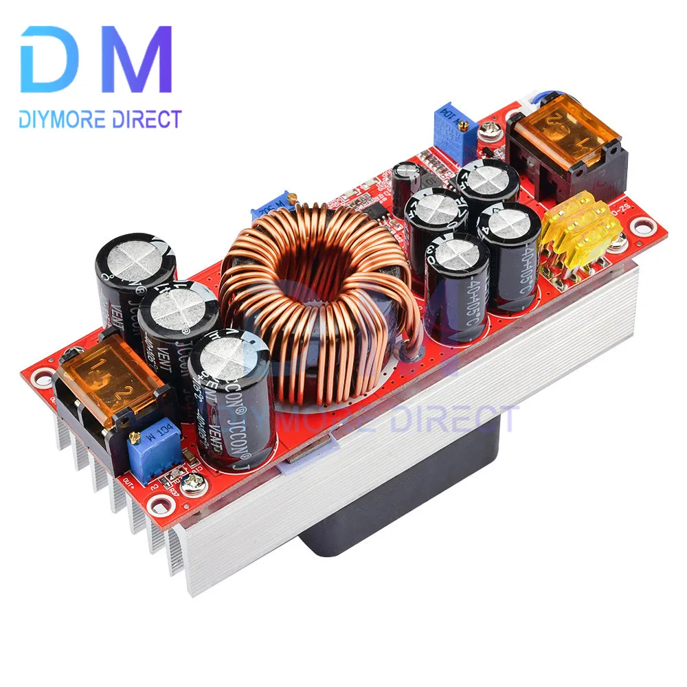 1800W 40A DC-DC Boost Converter Step Up Power Supply Module 10-60V to 12-90V Adjustable Voltage Charger Power Module