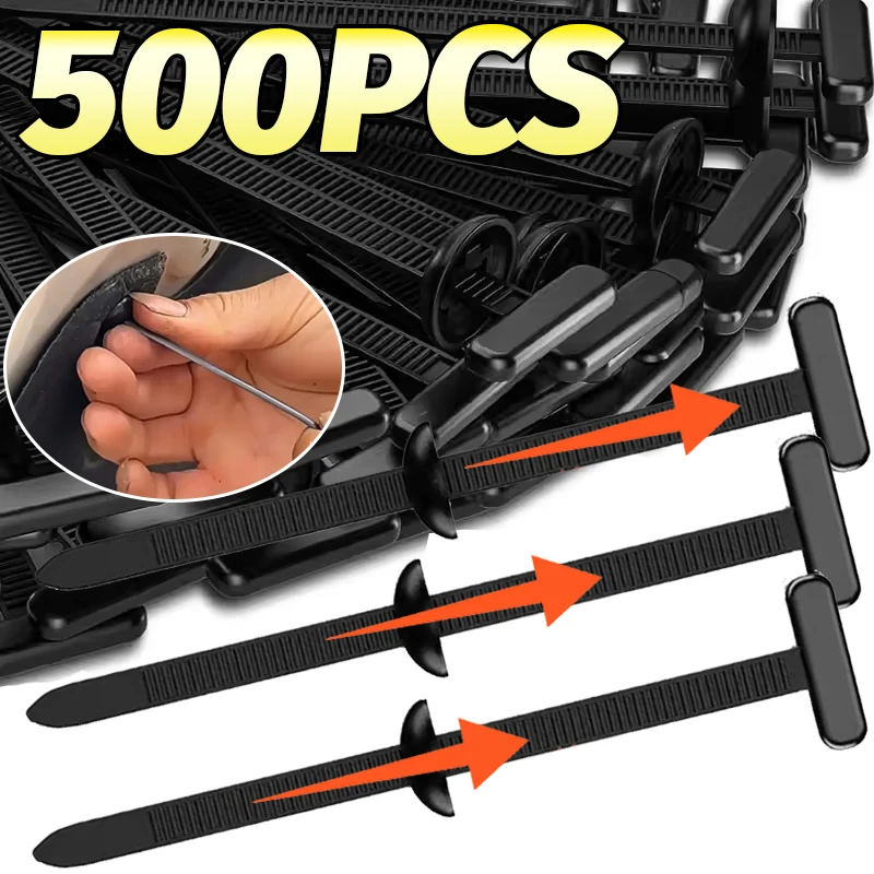 

Универсальная нейлоновая автоматическая пряжка для кабельной стяжки, сверхмощный самоблокирующийся держатель с застежками-молнией с застежками для кузова автомобиля, устойчивые к ультрафиолетовому излучению молнии