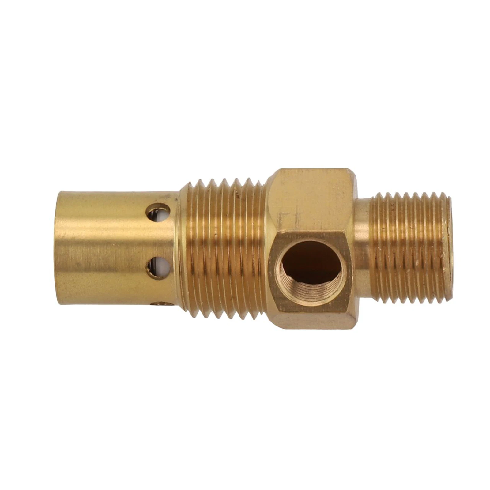 For Air Compressor Tank Check Valve Featuring G3/8 Male NPT Thread and G1/2 Compression Thread Connection for Reliable Operation