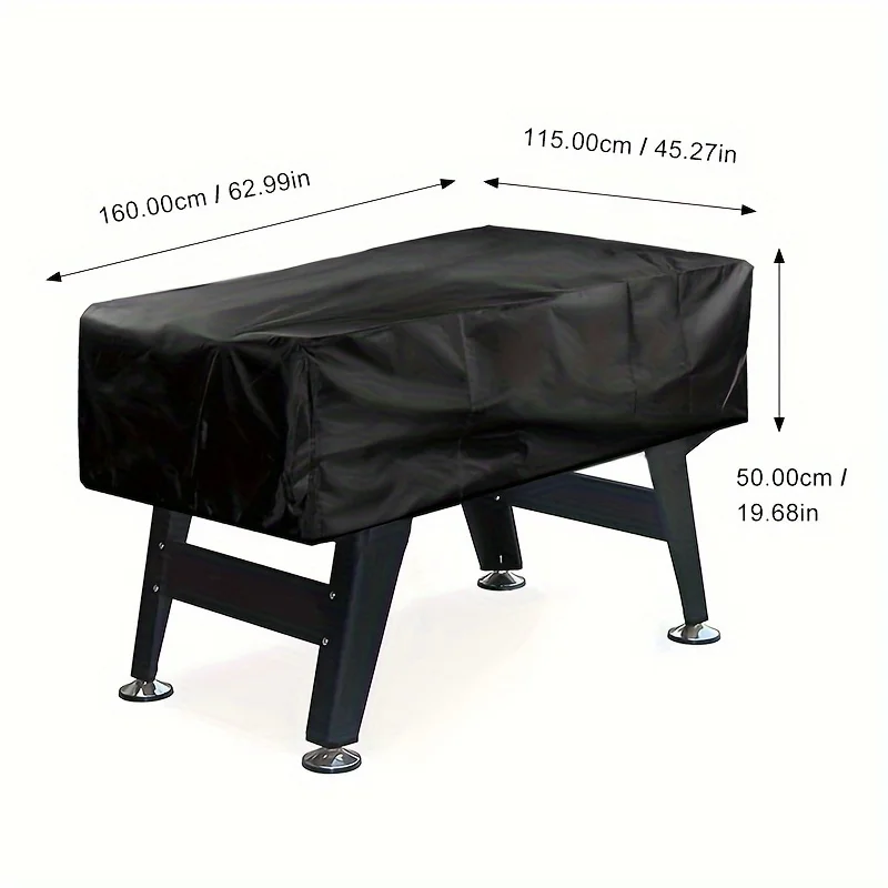 1 Piece 210D Small Football Table Cover for Soccer Table on Indoor and Outdoor Desks (Cover Only)