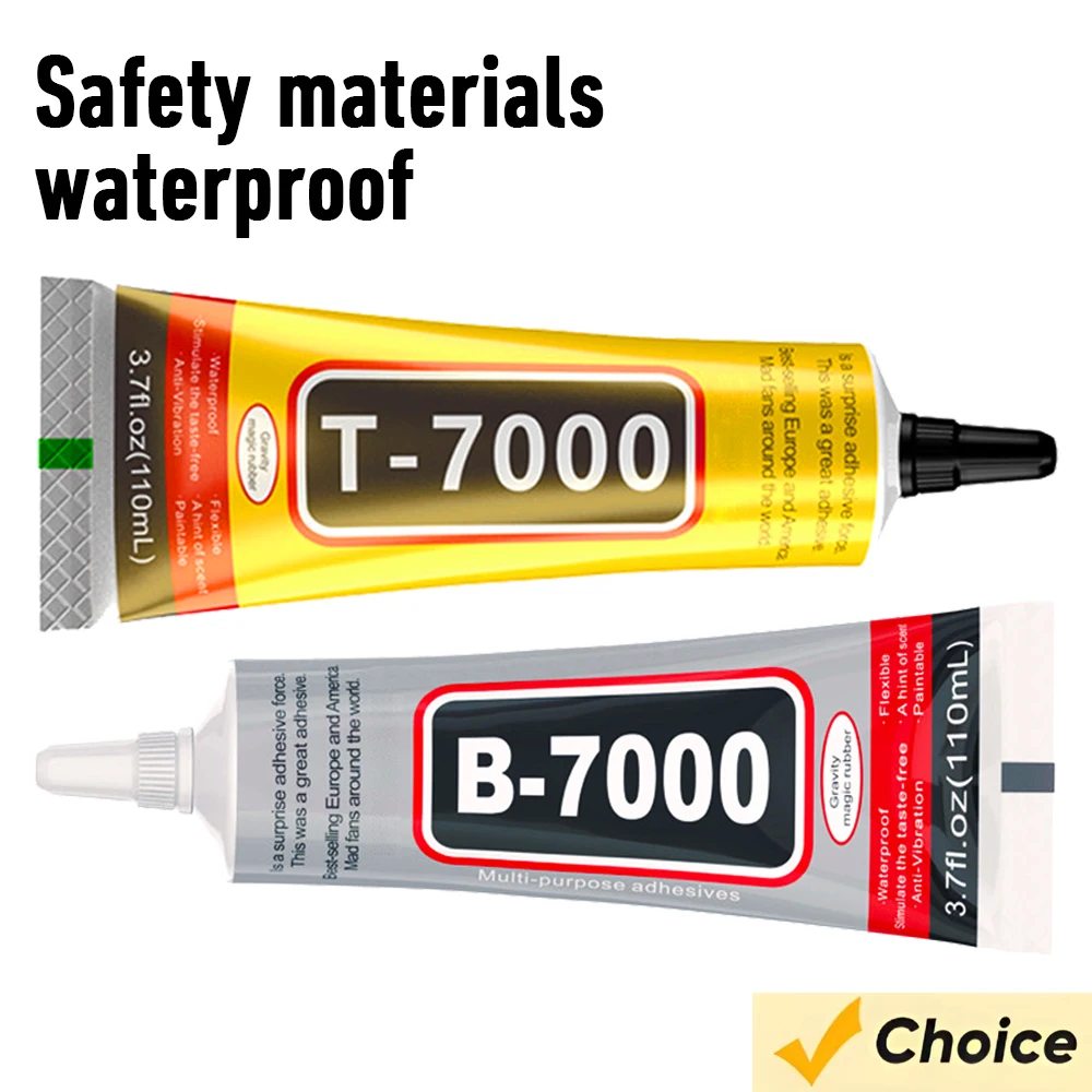 15/50/110ml B-7000 Glue Safety Materials Epoxy Resin Repair Cell Phone Touch Screen Jewelry Craft Liquid Adhesive T-7000