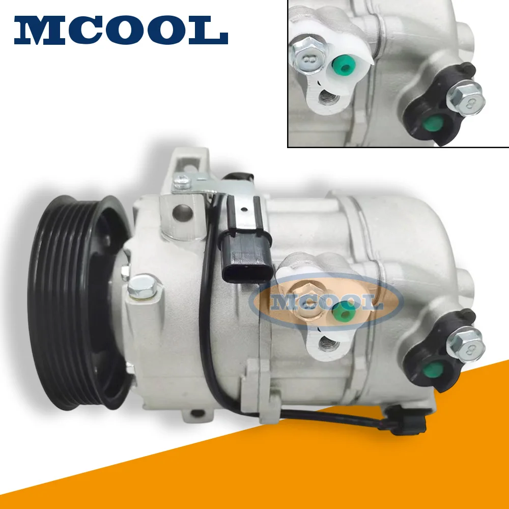 AC Compressor & AC Clutch For KIA Sorento Diesel 2012-2017 DVE18 97701-2P250 97701-2P200 977012P250 977012P200 6PK