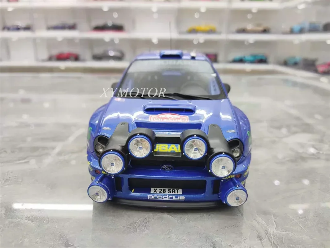 

OTTO 1/18 For SUBARU IMPREZA WRC 2002 Resin Diecast Model Car OT784 Blue Toys Gifts Hobby Display Ornaments Collection