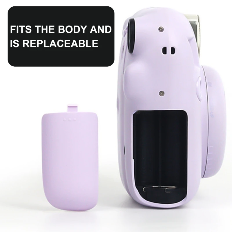 Penutup baterai ABS untuk Instax mini12 pelindung baterai kamera pengganti Sangat bagus topi baterai kerja bagian perbaikan