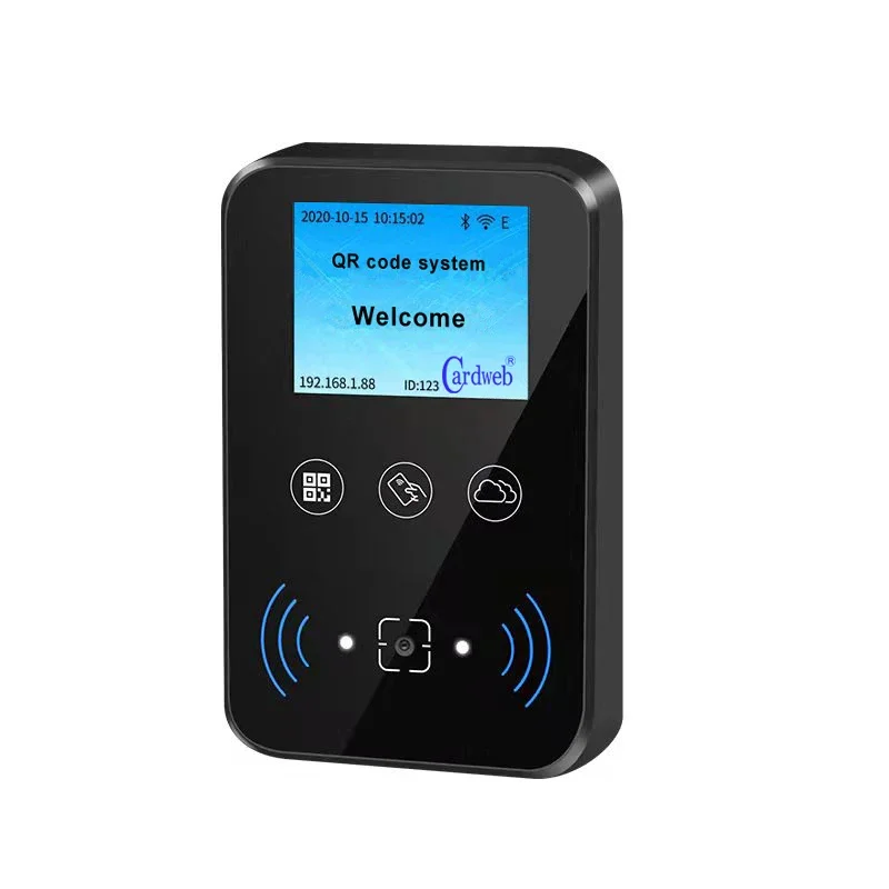 

QR Code NFC Reader Display Screen WG26 TCP QR Access Controller NFC Card HF RFID 13.56 MHZ Bar Code Reader