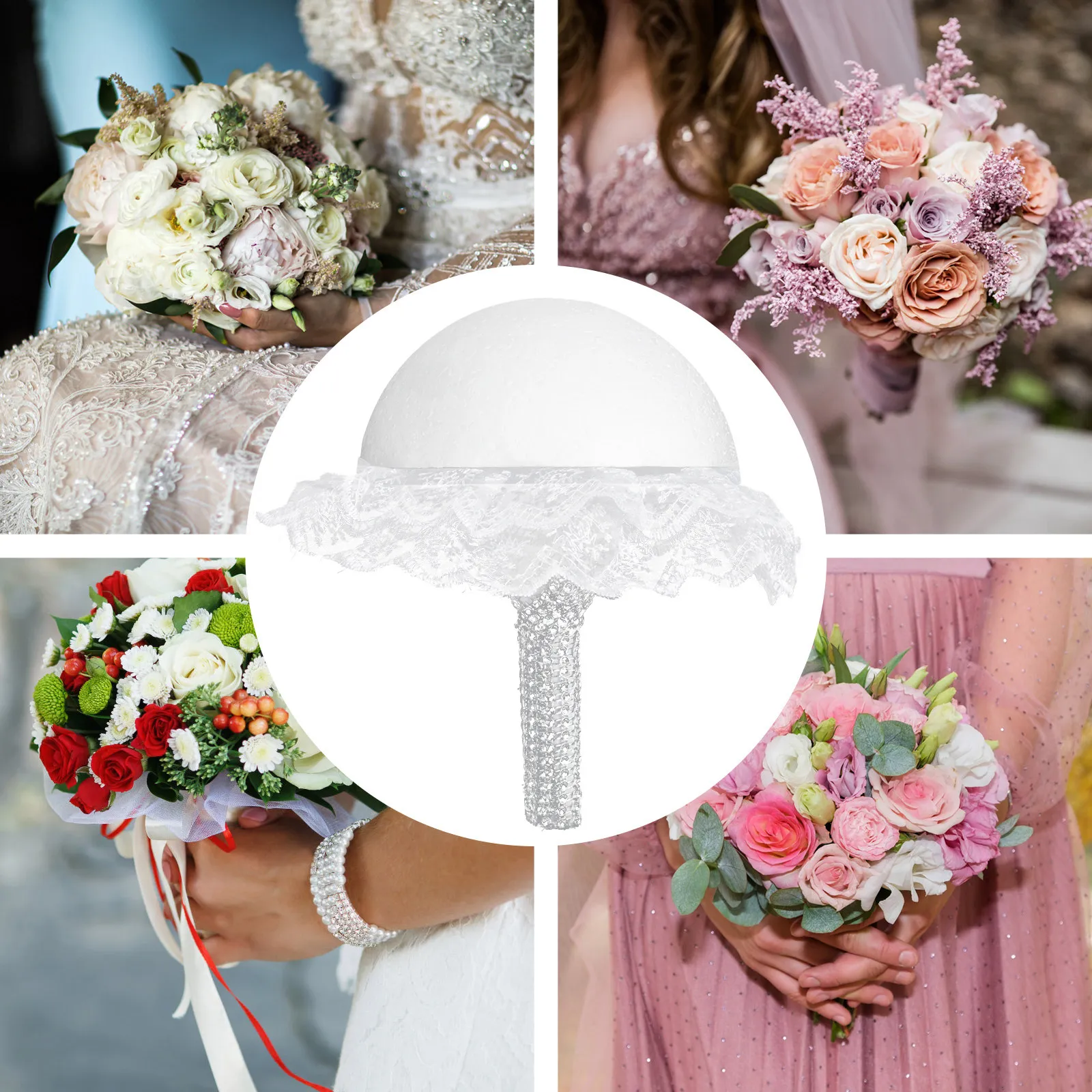 Держатель для свадебного букет – обзор и цена Bouquet Holder Foam