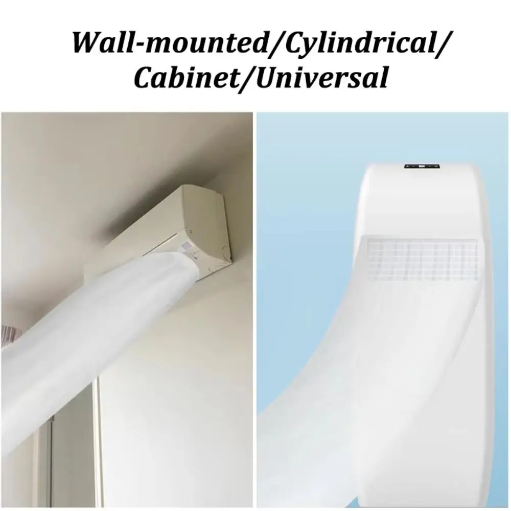 8/10/15/20M Air Conditioner Extended Bag Plastic Summer Cooling Wind Duct Bag Flexible Air Conditioner Blowing Guide