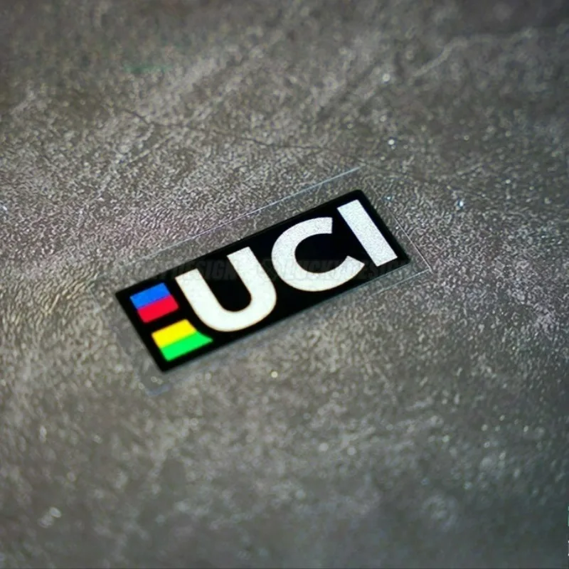 6 أوراق/قطعة، ملصقات دراجات UCI وملصقات زخرفية - مناسبة لدراجات الطرق والدراجات النارية والسيارات - تصميم هوائي،
