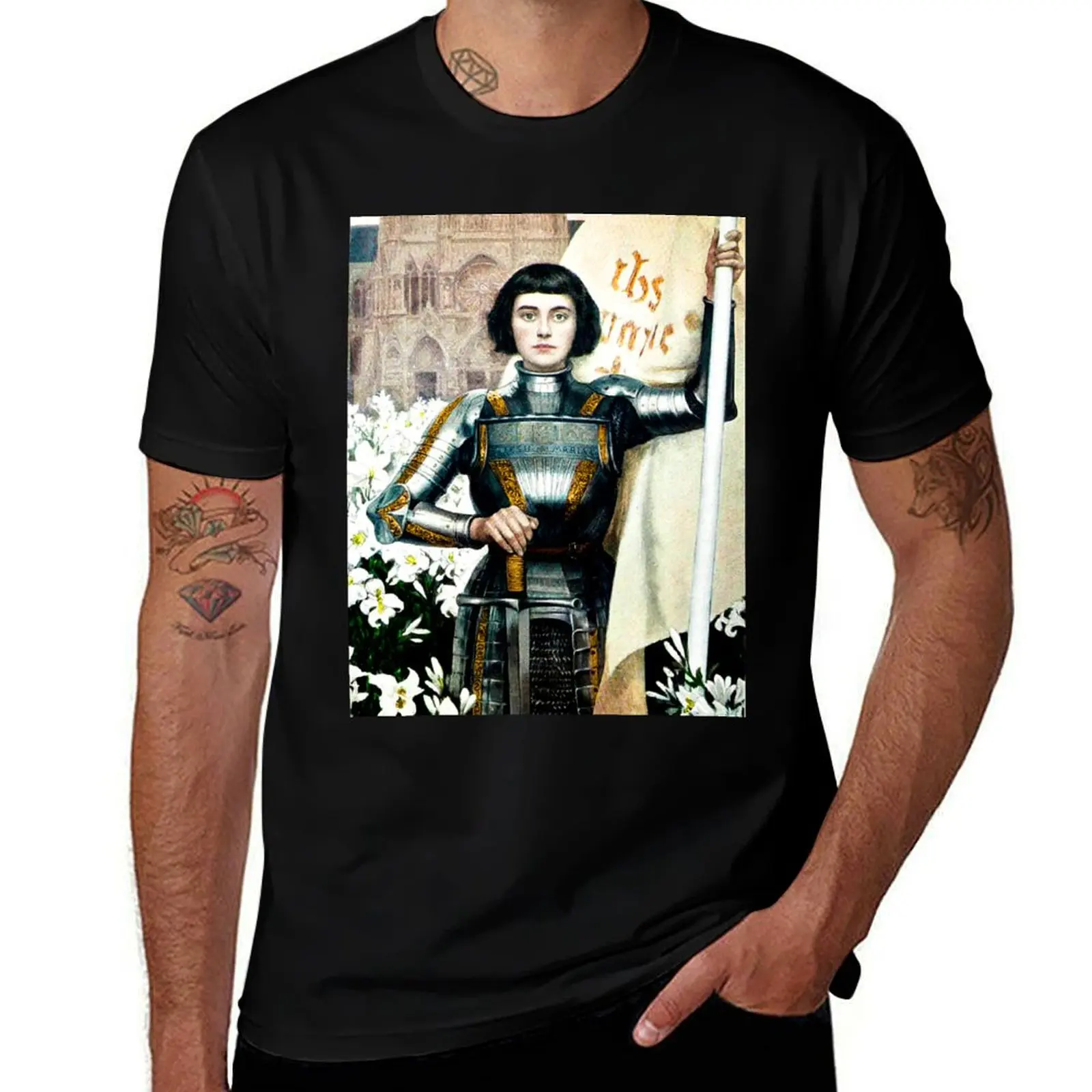 Albert Lynch - Jeanne d'Arc T-Shirt Man t-shirt summer clothes men t shirt