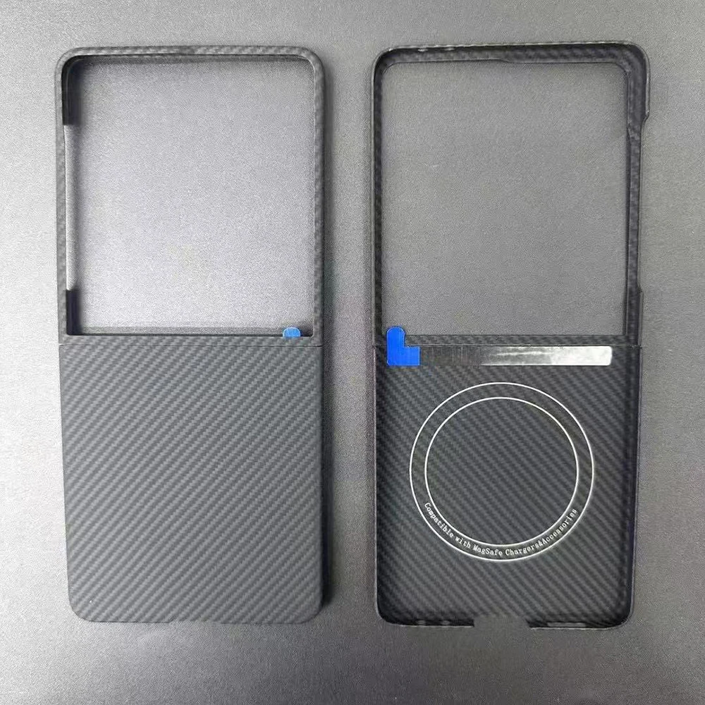 

For Samsung Galaxy Z Flip 7 Case Real Carbon Fiber Luxury Aramid Fiber Cover for Galaxy Z Flip 7 flip7 Magsafe Case Business