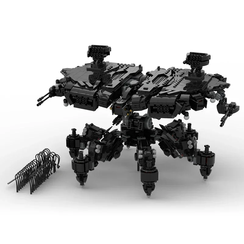 Game Series Mechanical Beast Mecha Monster Building Blocks MOC-173648 Horizonsed Deathbringer Adult Assembly Model Kids Toy Gift