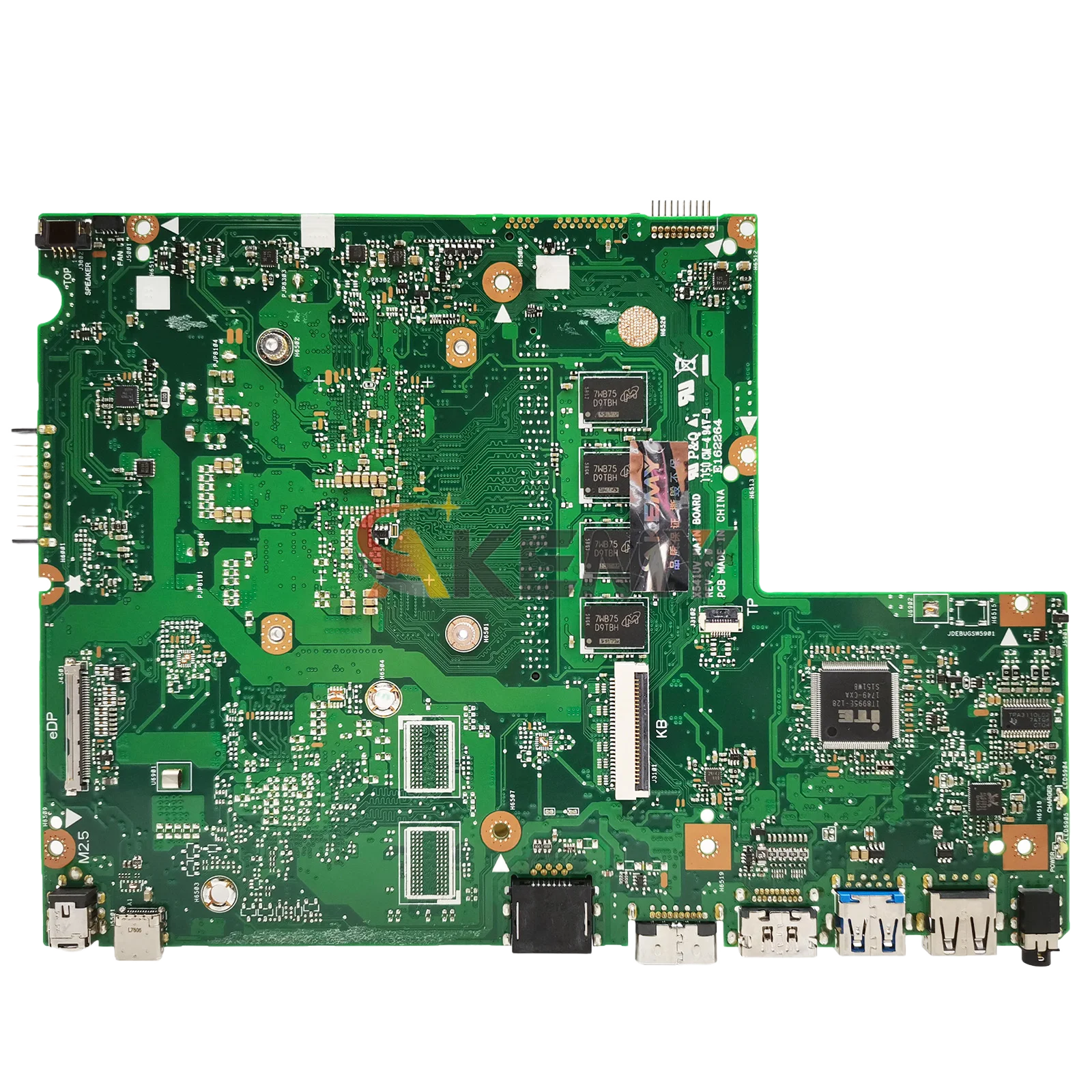 ASUS VivoBook X541UVK A541U A541U X541U R541U X541UJ F541U X541UV X541UAK 메인보드 I3 I5 I7 CPU 용 X541UA 노트북 마더보드