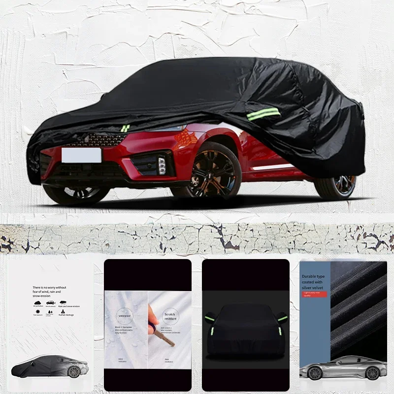 For Wey VV7-yl Anti-UV Sun Shade Rain Snow Resistant Black Cover Dustproof Car umbrella Full Car Cover Outdoor Protection