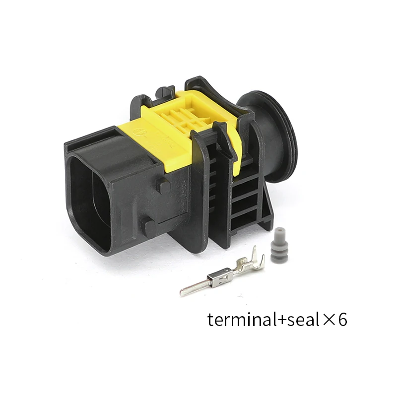 1-1703773-1 6-pin male automotive connector TE type connector sheath New energy wiring harness plug